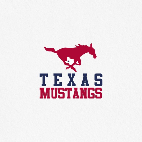 Texas Mustangs Logo