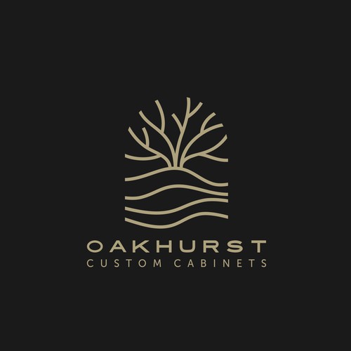 Custom cabinets maker logo
