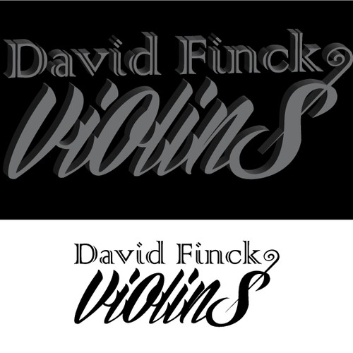 Logo for David Finck Violins.