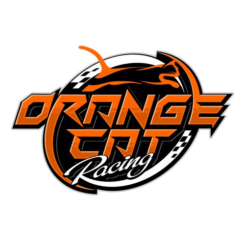 Motorcycle racing club needs orange cat logo