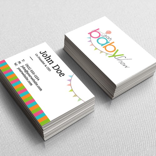 Create a brand identity pack for the Utah Baby Show!