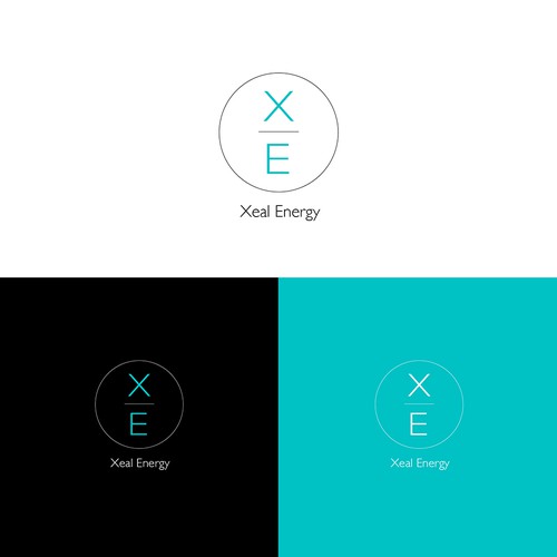 Futuristic logo for electric car charging