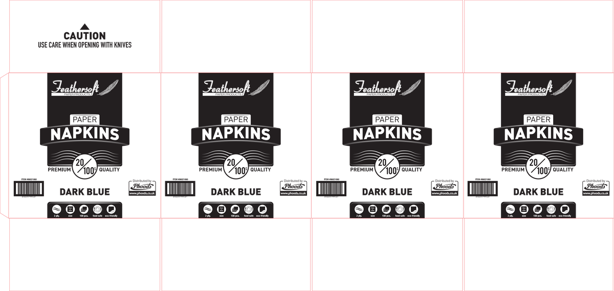 Feathersoft Napkins 11 Label and 11 Cartons