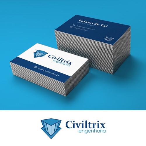 Logotipo e cartão de visitas para Civiltrix