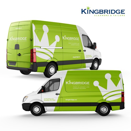 Partial wrap design for Kingbridge Company