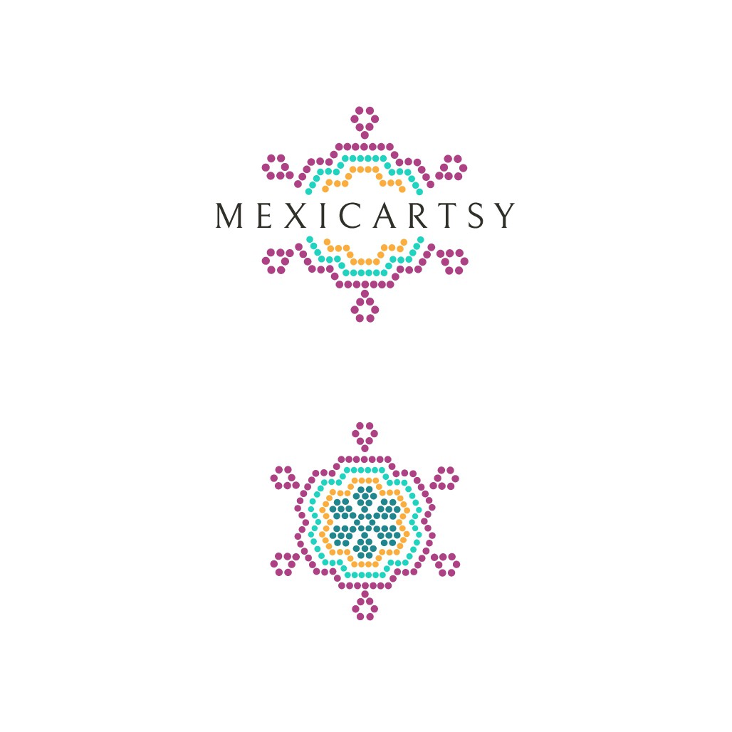 Fancy logo for Mexicartsy. Promoting Mexican artists and craftsmen. The word Mexicartsy should be the logo.