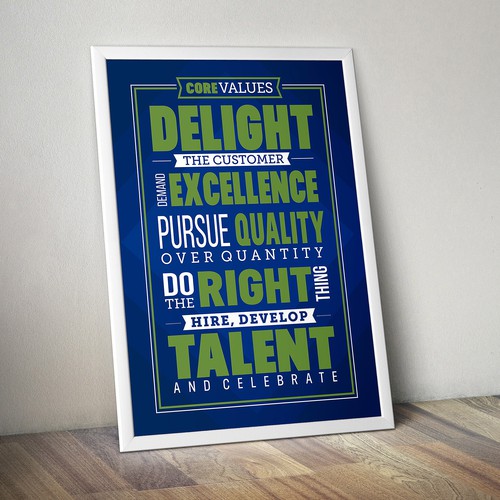 core values poster