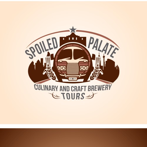 New logo for Spoiled Palate | Culinary and Craft Brewery Tours