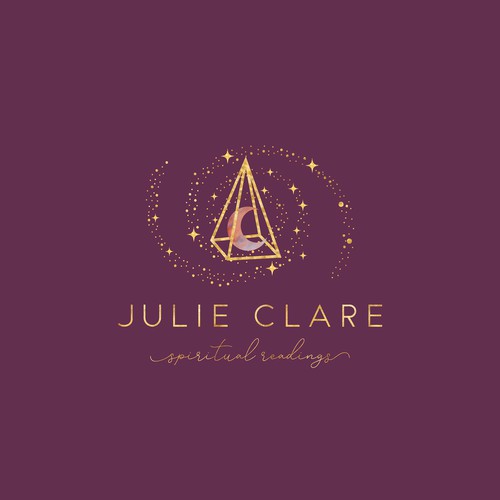 JULIE CLARE Spiritual Readings Logo Design