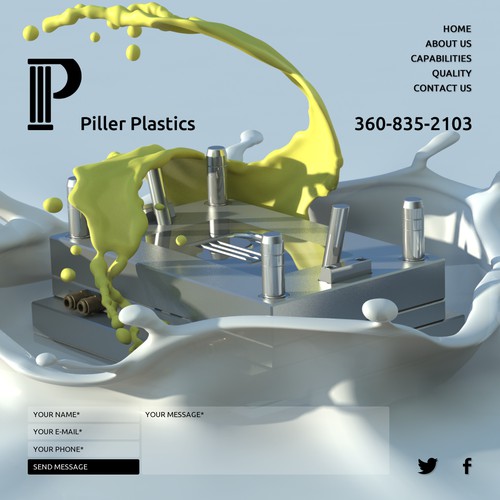 New website design wanted for Piller Plastics, Inc.