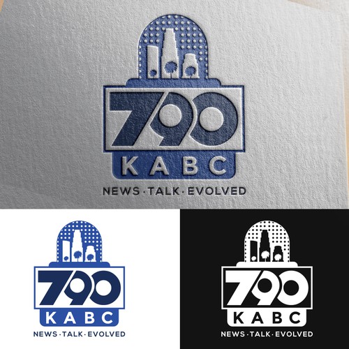 Logo for a radio station