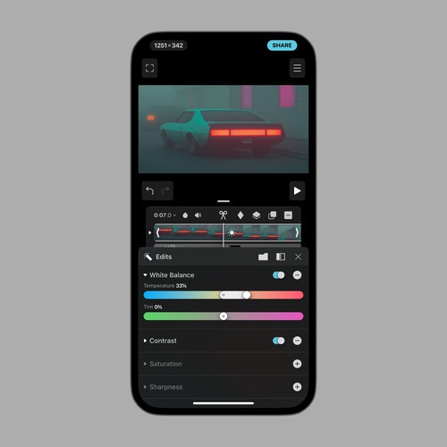 Concept of Advanced Video Editor Experience