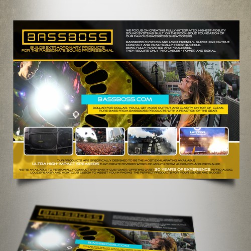 Flyer for Loudspeakers - Dance Music