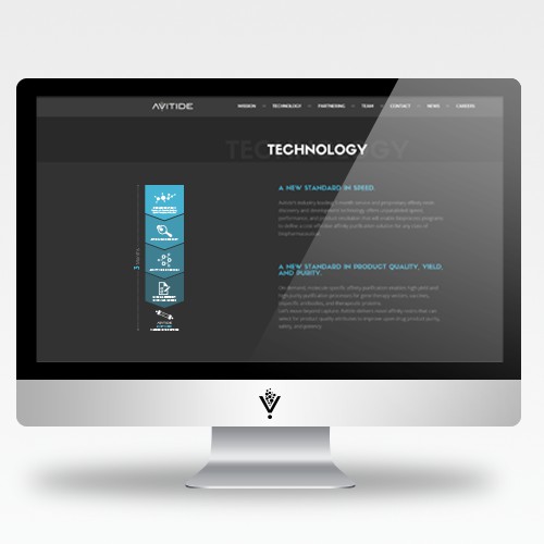 Pharmaceutical web graphic redesign