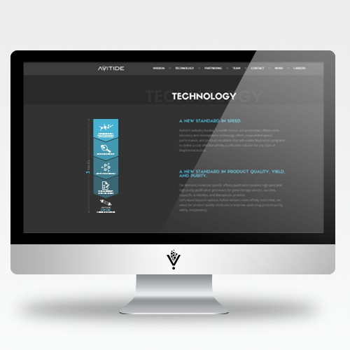 Pharmaceutical web graphic redesign