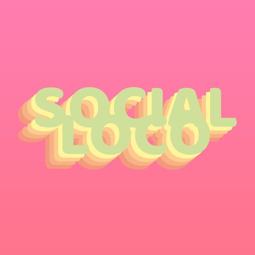 Logo for a social media managing company