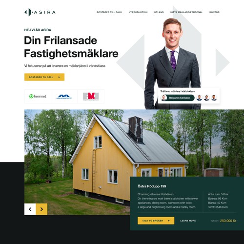 Landing Page Design Asira