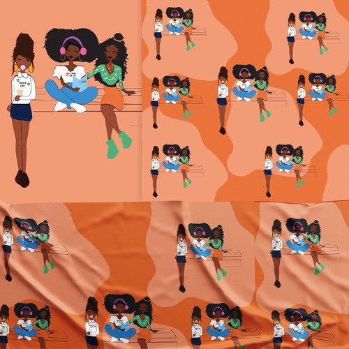 Teenage Girl ApparelDesigns- African American Girl/Teen Designs- Multiple Winners