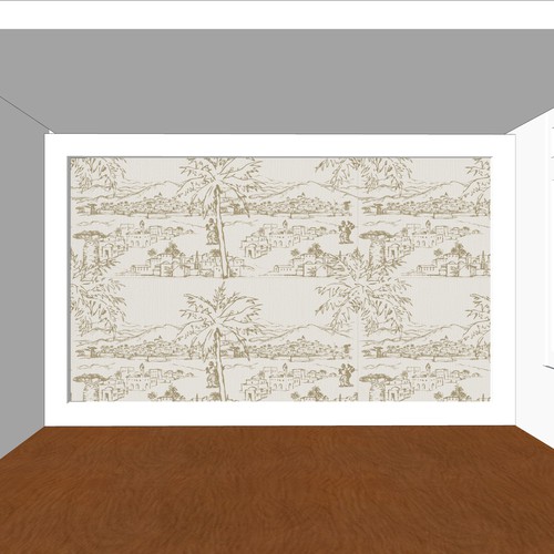 Wallpaper Design - African Cityscape