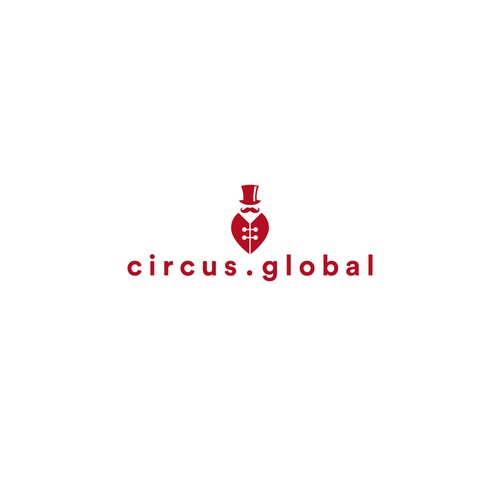 Simple logo for a social network dedicates to the circus world