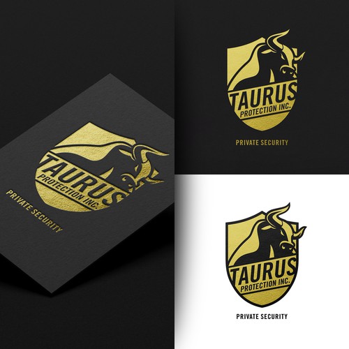 Bold logo concept for TAURUS Protection Inc.