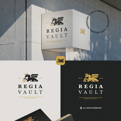Regia Vault | Logo Design