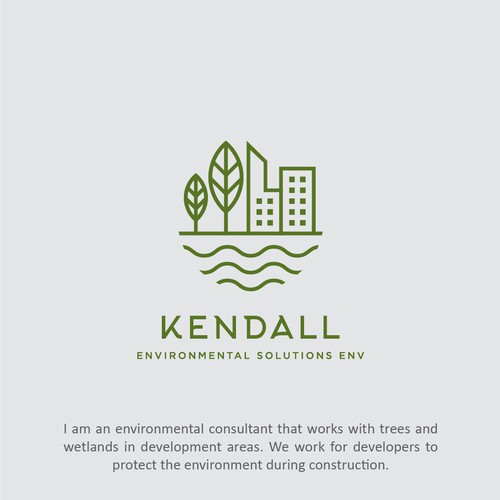 Logo Concept for Kendall Environmental Solution Env