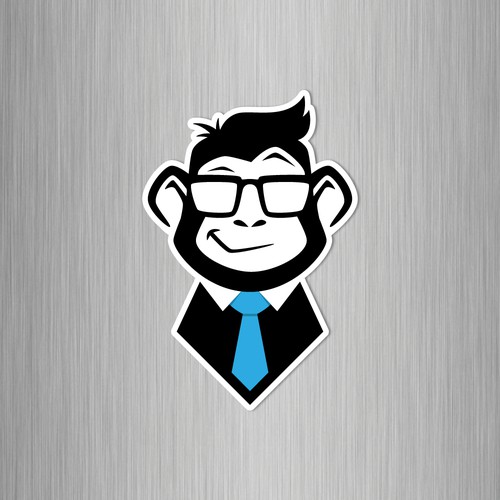 Monkey sticker