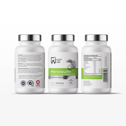 Supplement Label Design