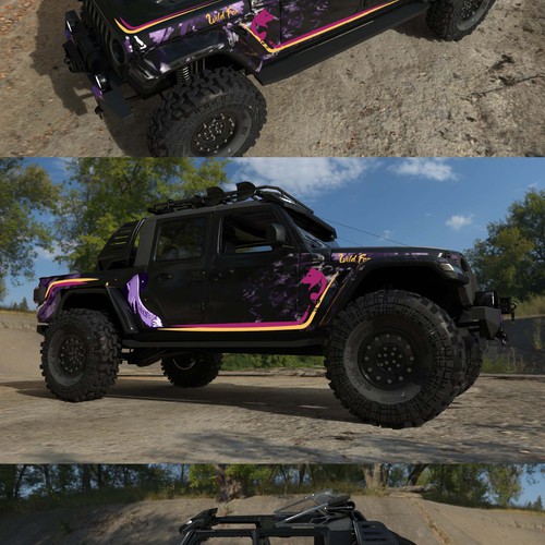 Car wrap - foxy 4x4