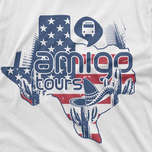 Amigo tour tshirt design