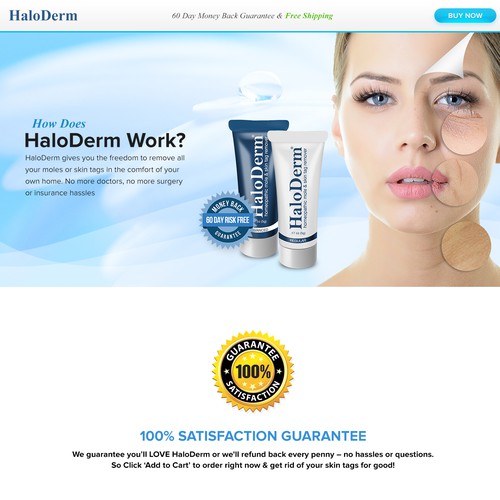Beauty Skin Product Profile Website