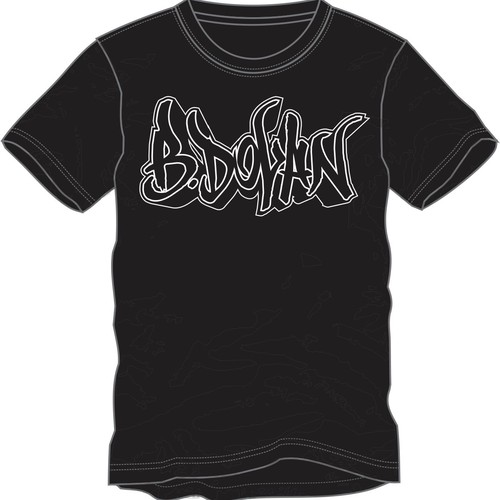 B. DOLAN TYPOGRAPHY SHIRT