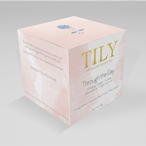 Simple luxe design for a Tea Producer