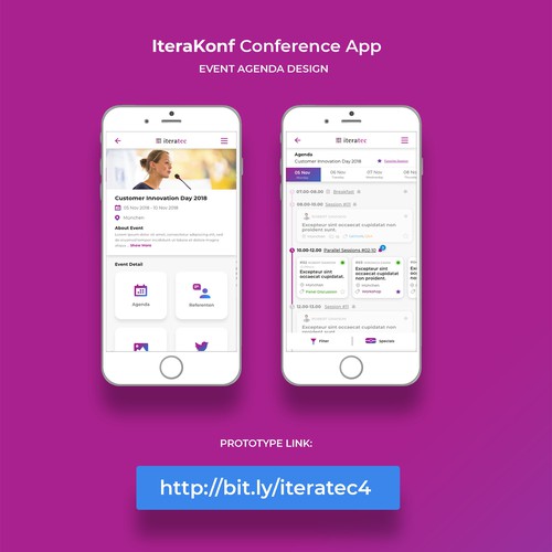 Conference App Redesigned for Iteratec