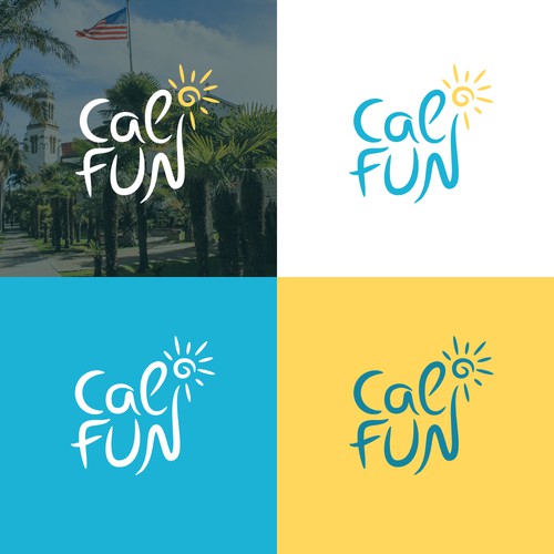 Fun logo for a travel agency