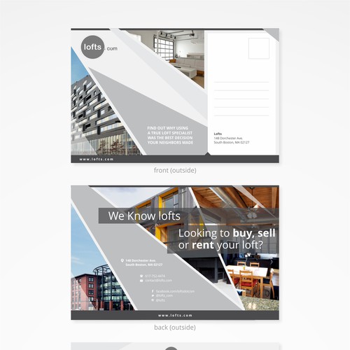 Lofts Mailer Design