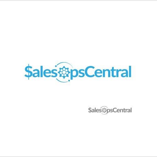 Simple central Logo for a Financial & Technologic