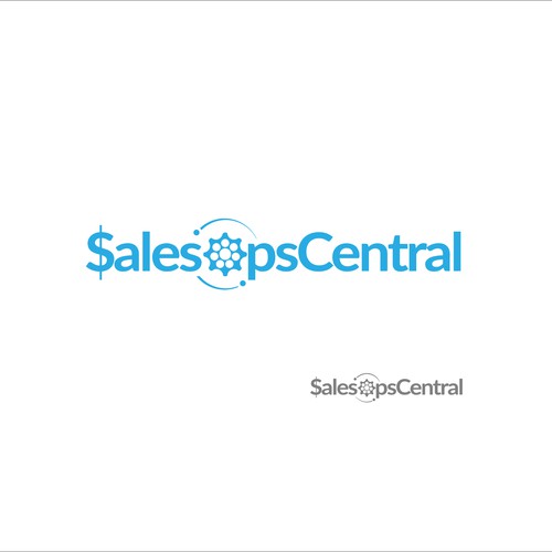 Simple central Logo for a Financial & Technologic