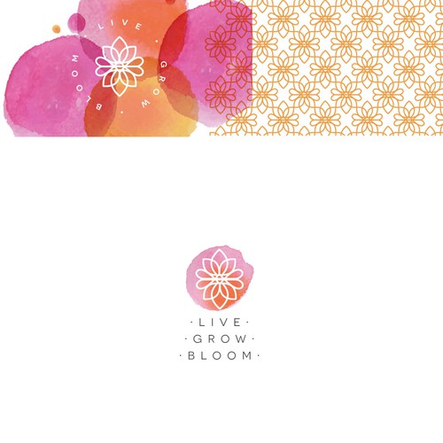 Logo design for Live - Grow - Bloom