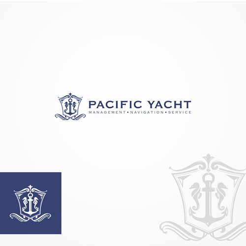 Logo concept for Pacific Yacht