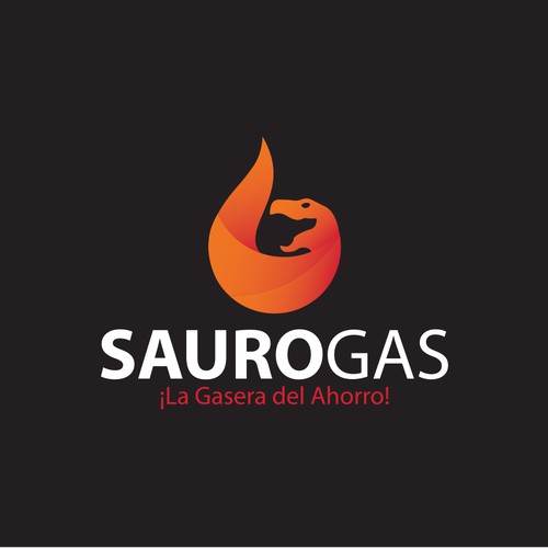 Bold and modern logo for sauro gas