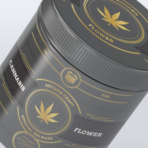 Luxury Cannabis Flower Box Desgn
