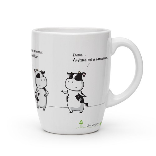 Funny vegan mugs