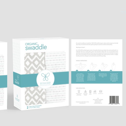 Baby Swaddle package design