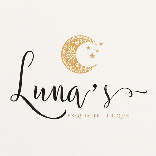Modern/organic logo concept for Luna's