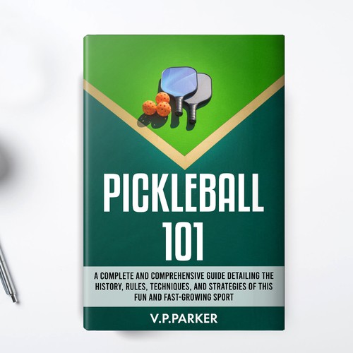 Pickleball 101 Book cover design