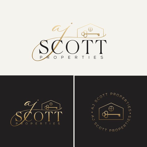 Create a brand logo for a luxury real estate firm