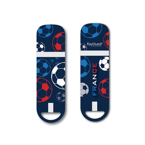 Create the KeyOuest's new USB key design - Créer le design de la nouvelle clé USB France de KeyOuest