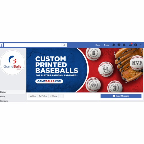 GameBalls Facebook Cover